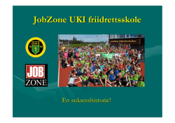 JobZone UKI friidrettsskole