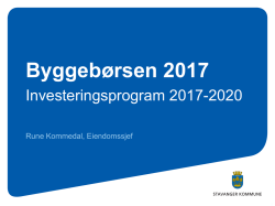 Investeringstabell 2017-2020