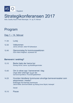 Strategikonferansen 2017