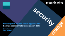 Samfunnssikkerhetskonferansen 2017