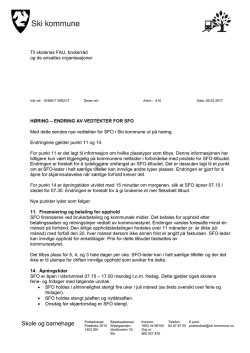 SKI KOMMUNE Feil! Fant ikke referansekilden.