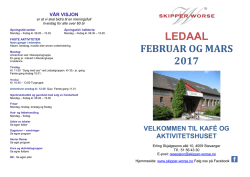 Aktivitetsfolder LedaaL februar og mars 2017