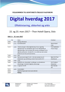 Program Digital hverdag 2017