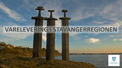 Varelevering i Stavangerregionen