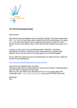 FCI World Championship