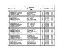 Sr. Formno Name Parentage Category MM MO Acad %age