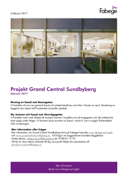 Projekt Grand Central Sundbyberg
