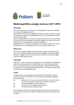 Medborgarlöfte Ljungby kommun 2017-2018