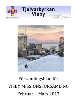 mar - Visby Missionsförsamling