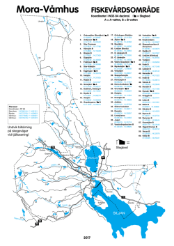 Karta - Mora-Våmhus Fiskevårdsområdesförening
