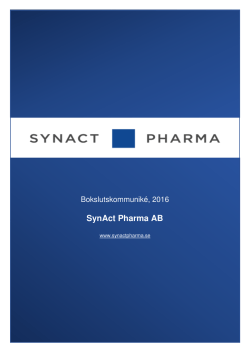 SynAct Pharma AB