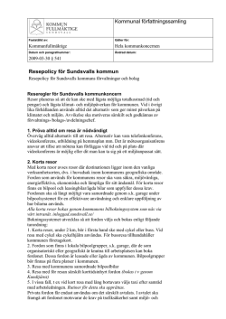 pdf, 32 KB Resepolicy för Sundsvalls kommun