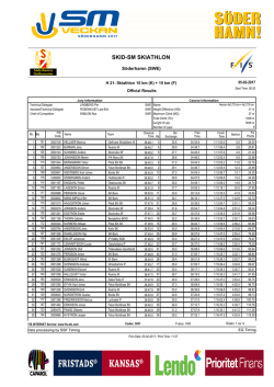 skid-sm skiathlon - Skid