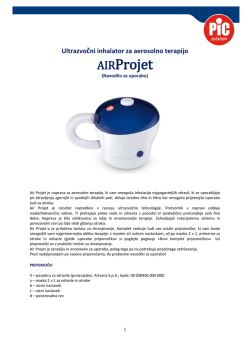 AirProjet navodilo - Inhalator.si 080 81 80