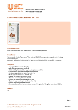 som PDF - Unilever Food Solutions