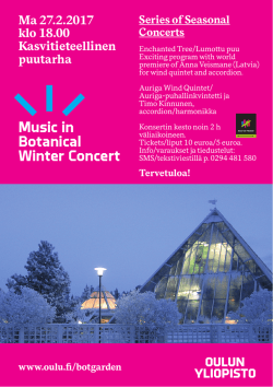 Music in Botanical Winter Concert
