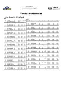 Combined classification