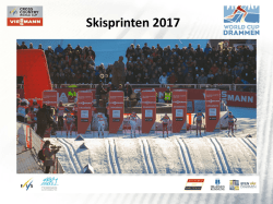 Skisprinten 2017 - Drammen kommune