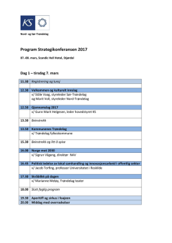 Program Strategikonferansen 2017