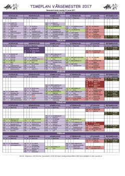 Timeplan vår 2017 i PDF