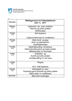 uke 11 - Gjøvik kommune