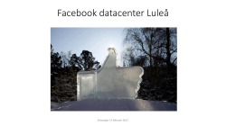 Facebook datacenter Luleå