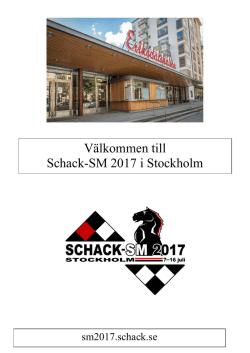 Schack-SM - Sveriges Schackförbund