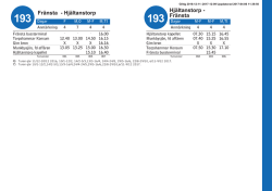 Fränsta - Din Tur