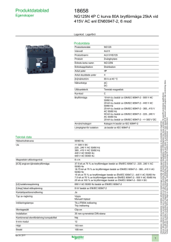 Produktdatablad - OPS Schneider Electric