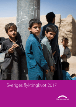 Sveriges flyktingkvot 2017