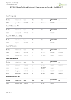 Registracijski zapisnik 12-17