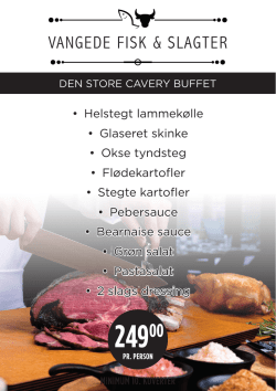 Den store Cavery buffet