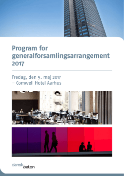 Hent Program - Dansk Byggeri