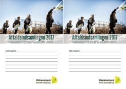 A5 Flyer - Affaldsindsamlingen