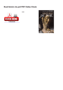 Read histoire du poil PDF Online Ebook