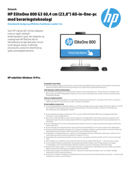 HP EliteOne 800 G3 60,4 cm (23,8") All-in-One