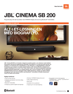 JBL® Cinema SB 200