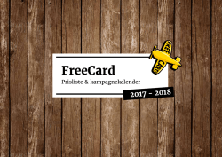 FreeCard Prisliste
