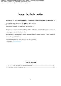 supporting information - Royal Society of Chemistry