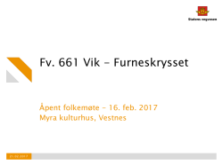 Fv. 661 Vik - Funeskrysset