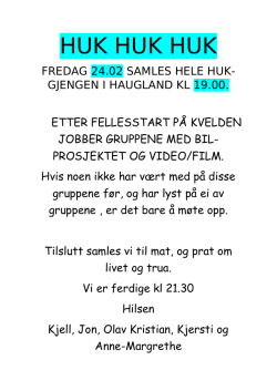 HUK - Hedalen.no