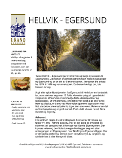 hellvik - egersund - Grand Hotell Egersund