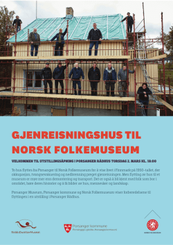 Plakat-Norsk Folkemuseum i Porsanger