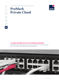 ProMark Private Cloud