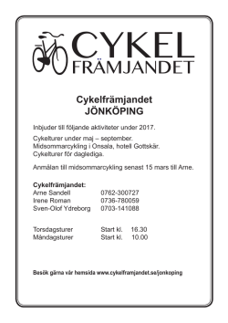 Öster cykel cykelfrämjandet_program2017