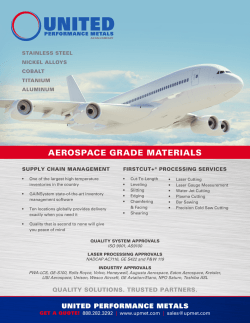 aerospace grade materials - United Performance Metals