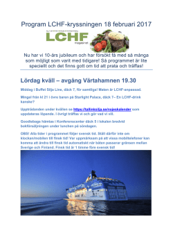 programmet - LCHF