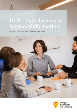 BIM – digitalisering av byggnadsinformation
