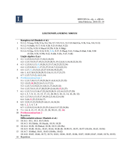 M0031M Lin. alg. o. diff.ekv. John Fabricius, 2010–01–19