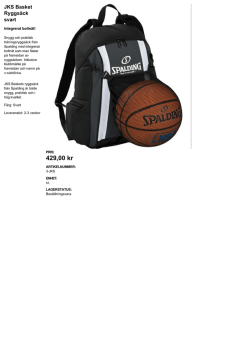 429,00 kr - Basketshop